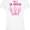 Merchcode Tricou 'Cono Di Gelato'  roz / alb