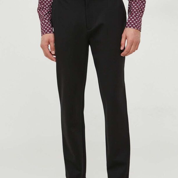 Michael Kors pantaloni din lana culoarea negru