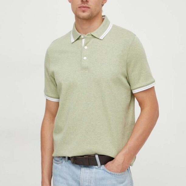 Michael Kors polo de bumbac culoarea verde