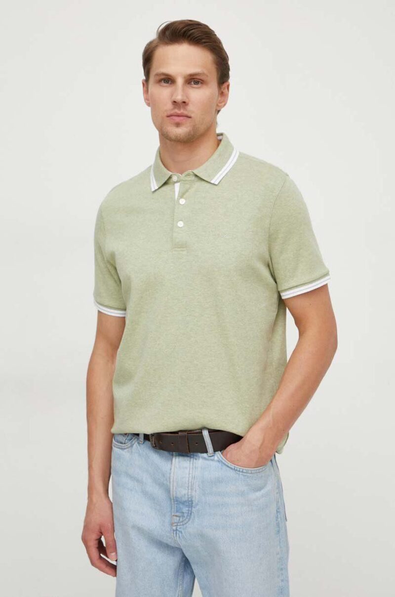 Michael Kors polo de bumbac culoarea verde