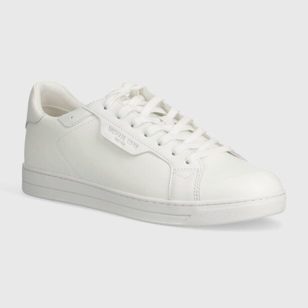 Michael Kors sneakers din piele Keating Lace Up culoarea alb