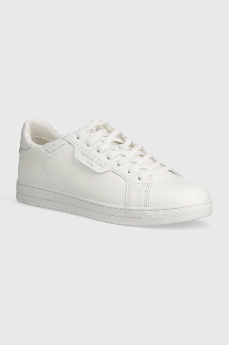 Michael Kors sneakers din piele Keating Lace Up culoarea alb