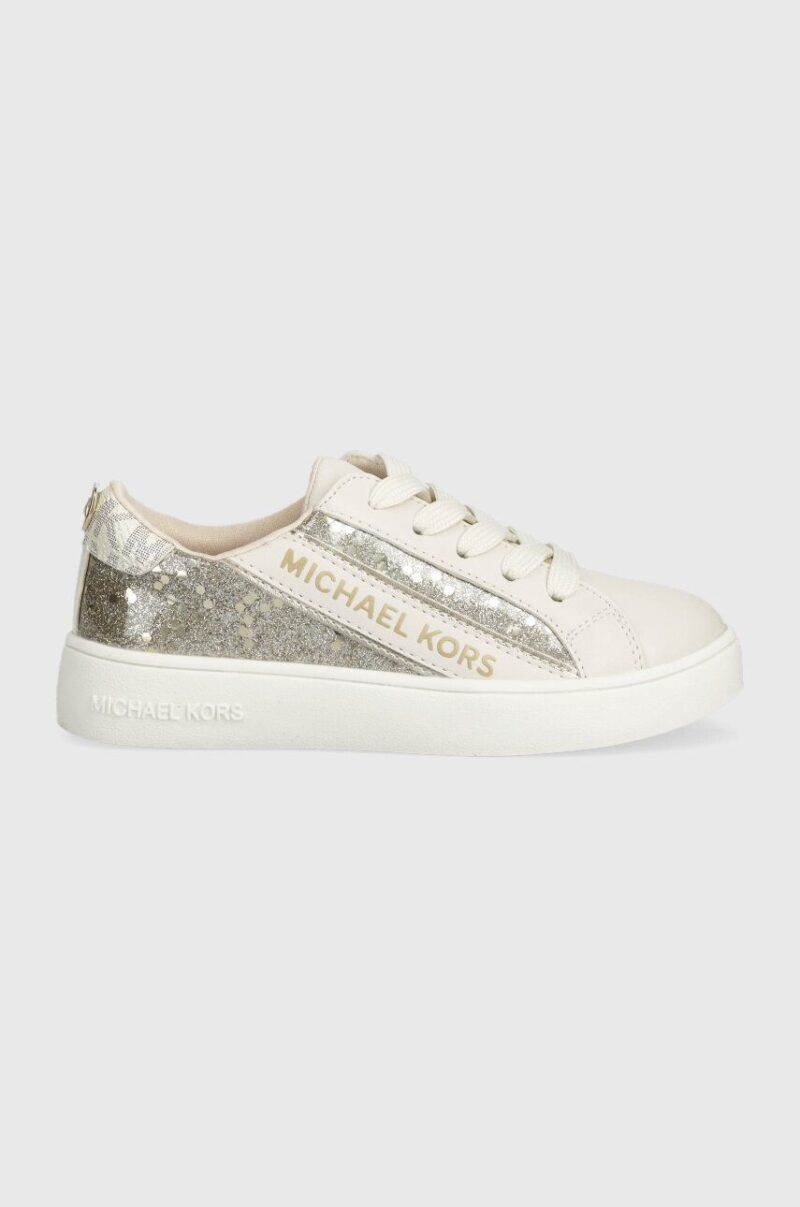 Michael Kors sneakers pentru copii culoarea bej