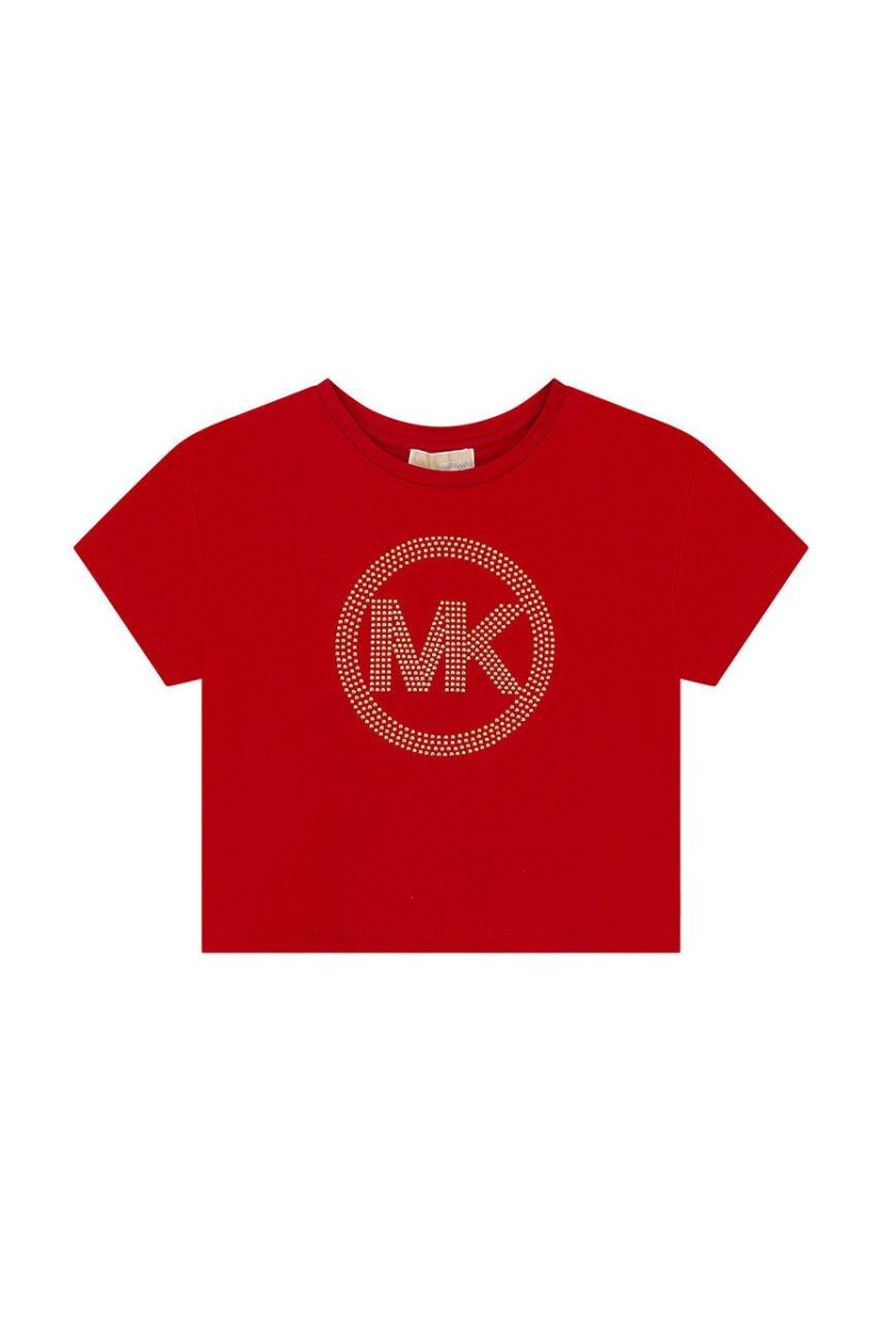 Michael Kors tricou copii culoarea rosu