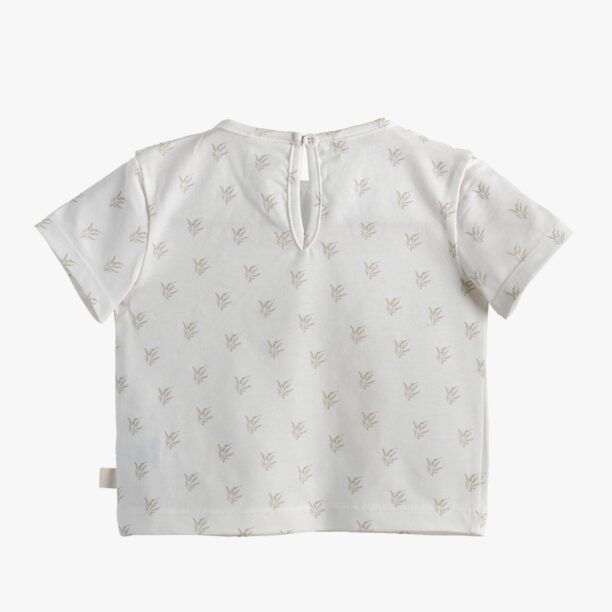 Milk & Muffin Tricou  verde / alb murdar