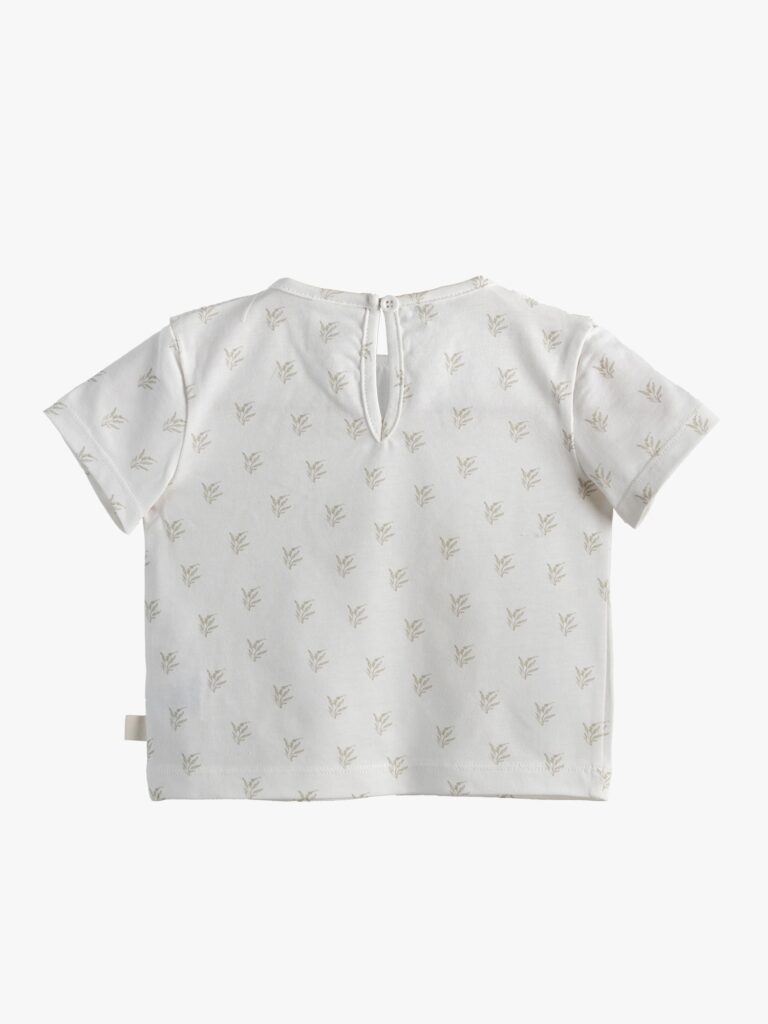 Milk & Muffin Tricou  verde / alb murdar