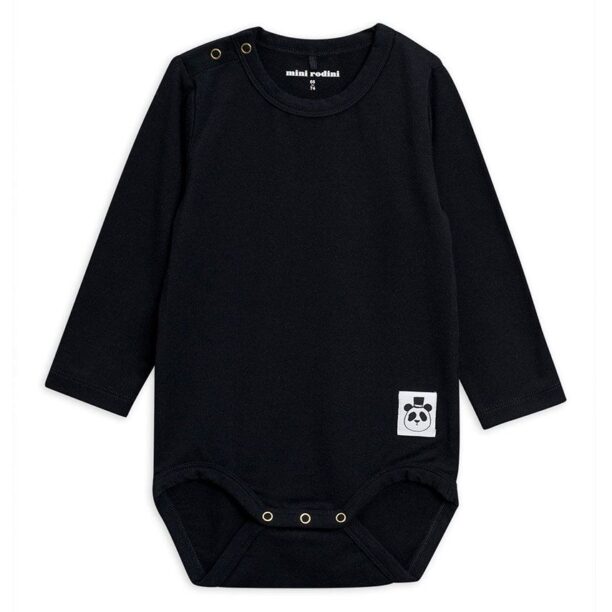 Mini Rodini body bebe culoarea negru