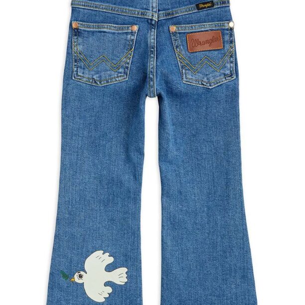 Mini Rodini jeans copii Mini Rodini x Wrangler preţ