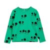 Mini Rodini longsleeve copii culoarea verde