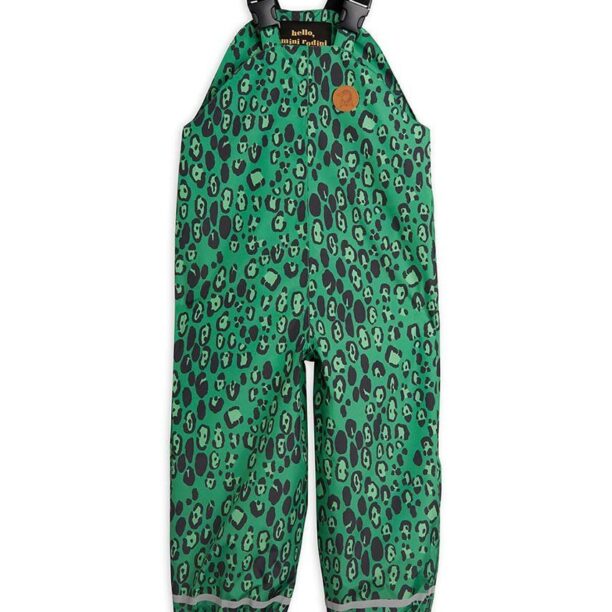 Mini Rodini pantaloni copii culoarea verde