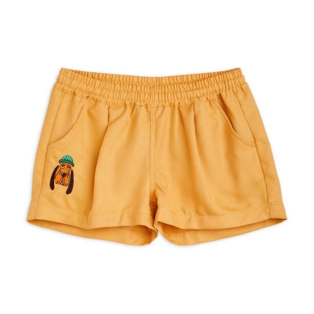 Mini Rodini pantaloni scurti copii culoarea bej