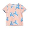 Mini Rodini tricou copii culoarea roz