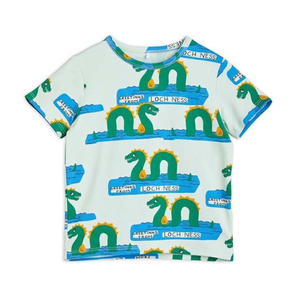 Mini Rodini tricou copii culoarea verde