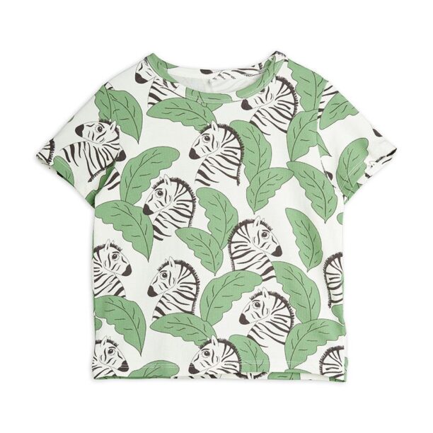 Mini Rodini tricou copii culoarea verde