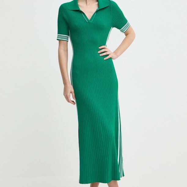 Miss Sixty rochie RJ5120 KNIT DRESS culoarea verde