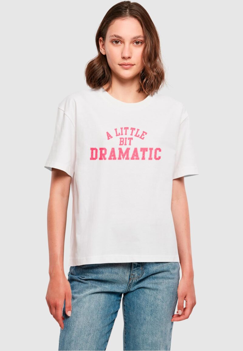 Miss Tee Tricou 'Lil Dramatic'  roz / alb preţ