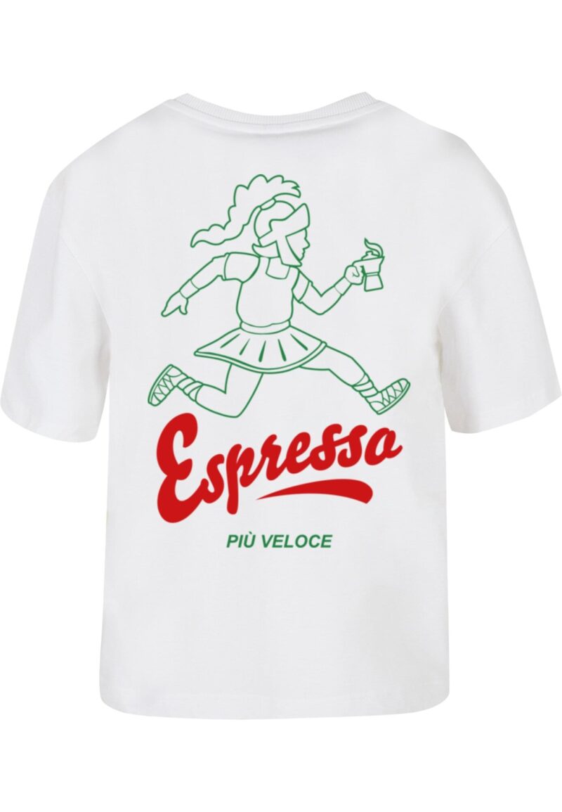 Miss Tee Tricou 'Più Veloce'  verde / roșu / alb