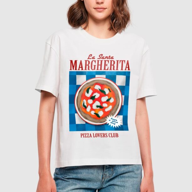 Miss Tee Tricou 'Santa Margherita'  albastru / maro / roșu cireș / alb preţ