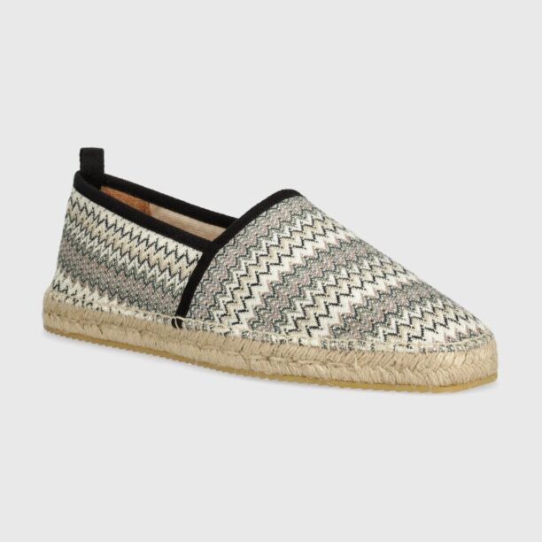 Missoni espadrile Corfu culoarea bej