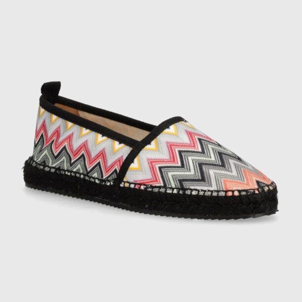 Missoni espadrile Elle culoarea negru