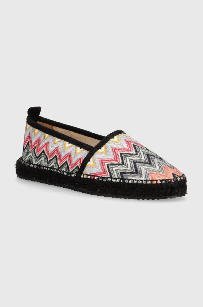 Missoni espadrile Elle culoarea negru