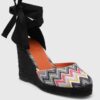 Missoni espadrile Eva 80 culoarea negru