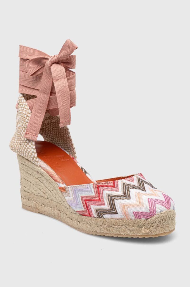 Missoni espadrile Eva 86 culoarea roz