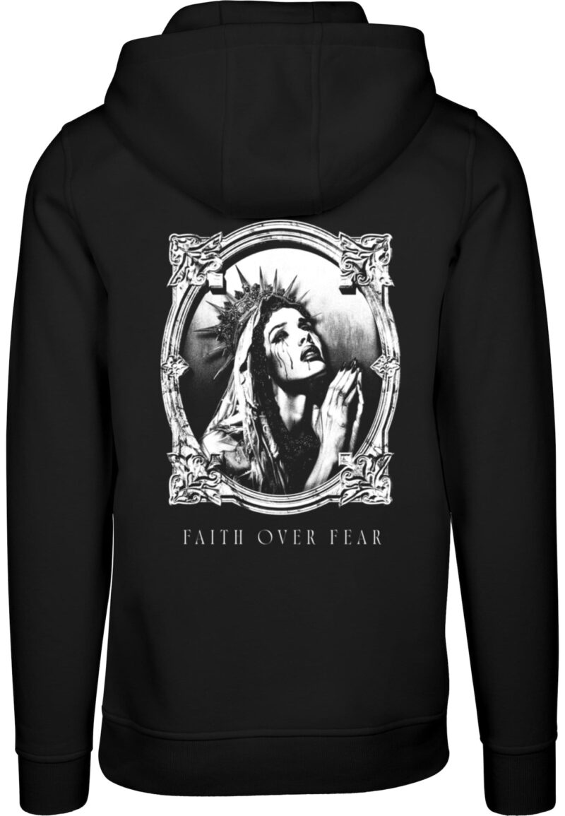 Mister Tee Bluză de molton 'Faith Over Fear'  gri / gri deschis / gri închis / negru