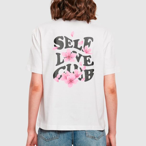 Preţ Mister Tee Tricou 'Self Love Club'  roz / roz / negru / alb