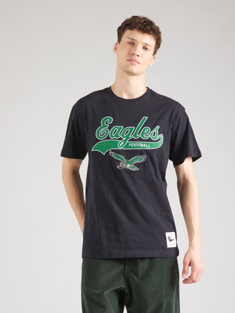 Mitchell & Ness Tricou  galben / verde deschis / negru / alb