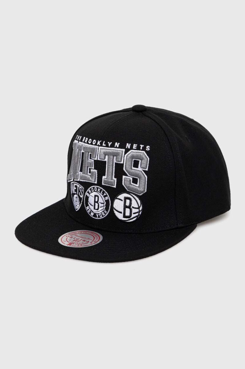 Mitchell&Ness sapca BROOKLYN NETS culoarea negru