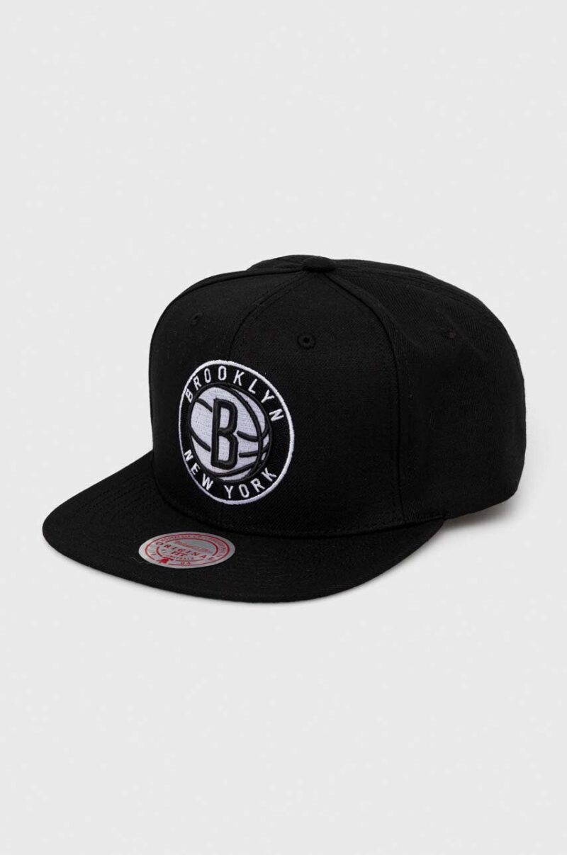 Mitchell&Ness sapca Brooklyn Nets culoarea negru