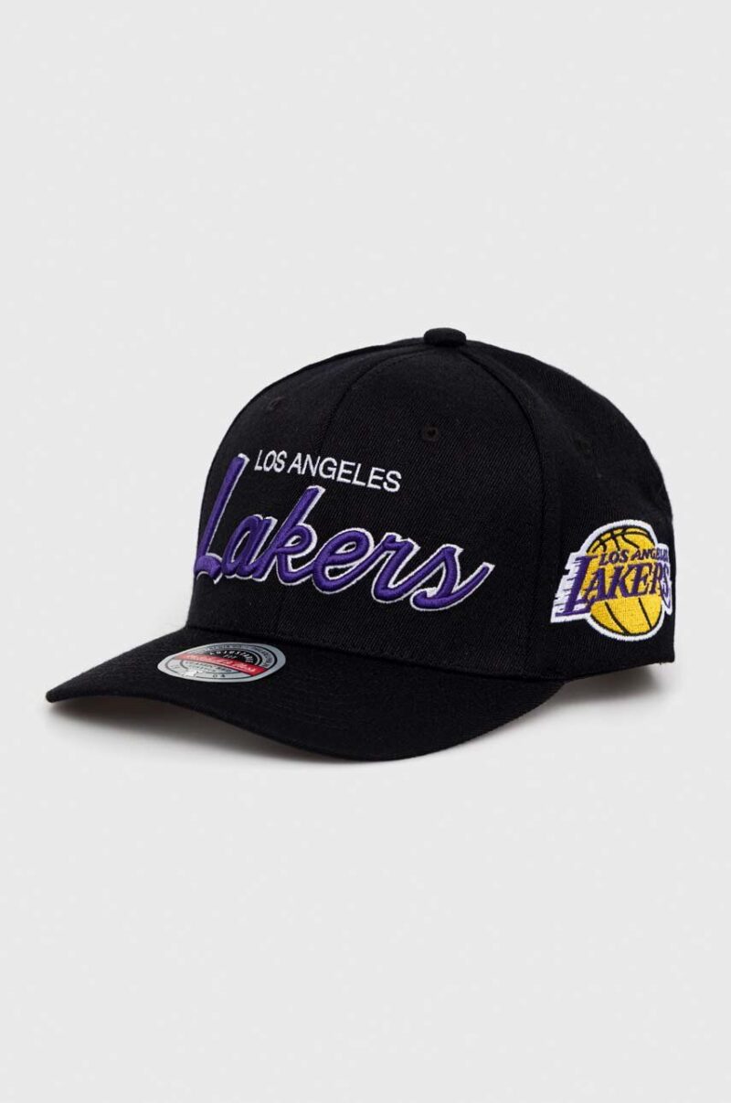 Mitchell&Ness șapcă din amestec de lână BOSTON CELTICS culoarea violet