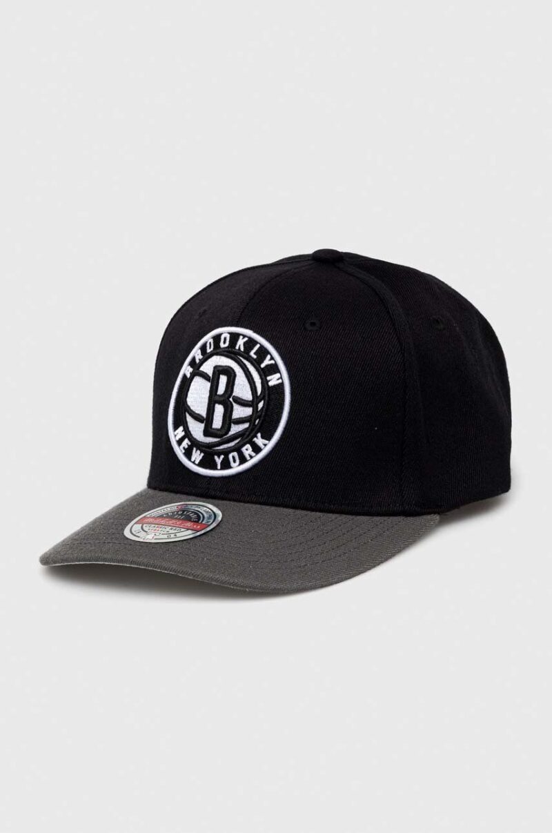 Mitchell&Ness șapcă din amestec de lână Brooklyn Nets culoarea negru