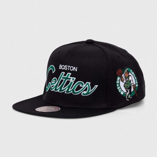 Mitchell&Ness șapcă din amestec de lână NBA BOSTON CELTICS culoarea negru