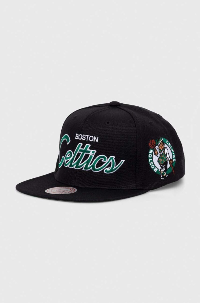 Mitchell&Ness șapcă din amestec de lână NBA BOSTON CELTICS culoarea negru