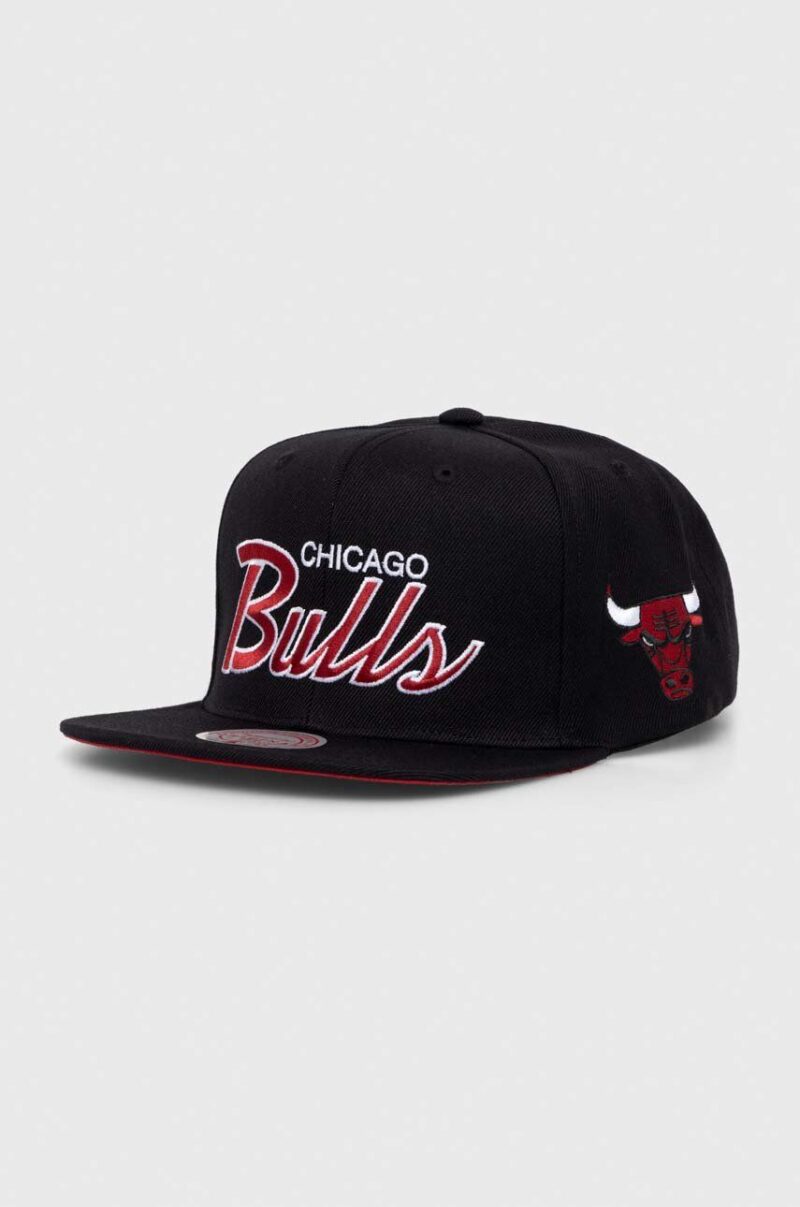 Mitchell&Ness șapcă din amestec de lână NBA CHICAGO BULLS culoarea negru