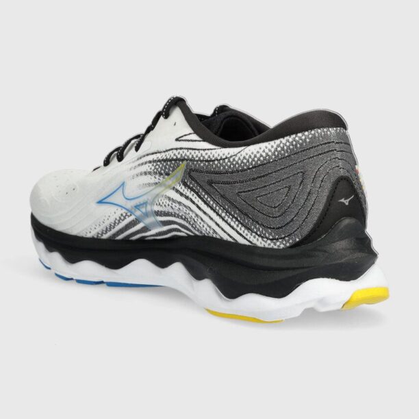 Mizuno pantofi de alergat Wave Sky 6 culoarea alb preţ