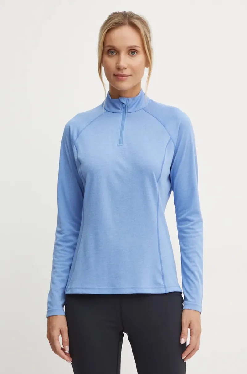 Montane longsleeve funcțional Dart Zip culoarea violet