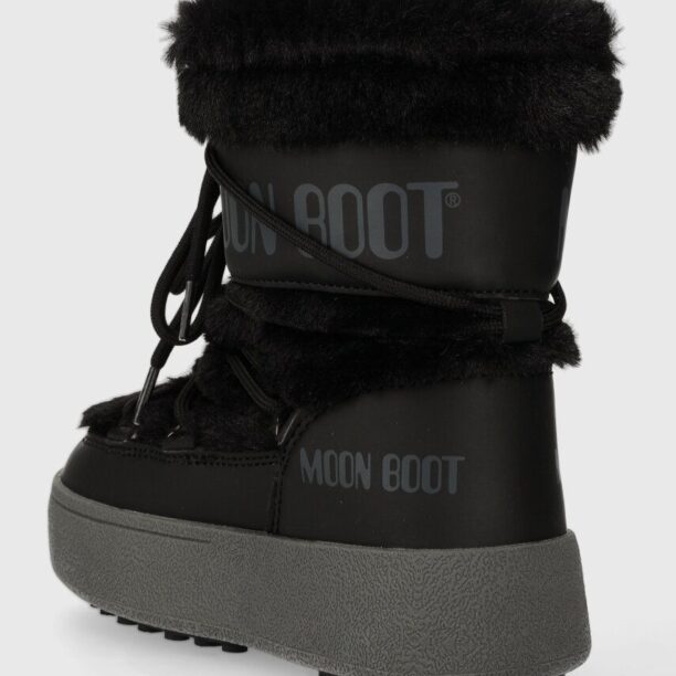 Moon Boot cizme de iarna copii 34300900 MB JTRACK FAUX FUR WP culoarea negru preţ