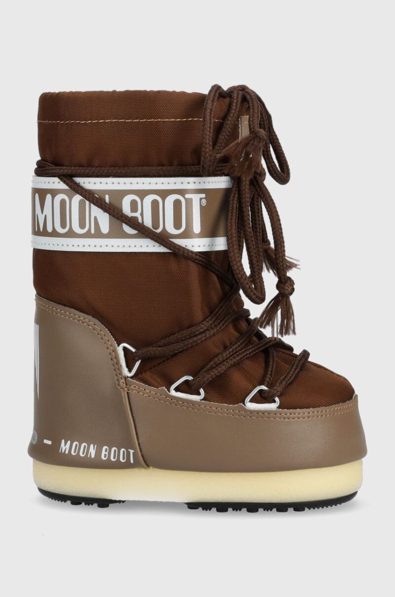 Moon Boot cizme de iarna copii culoarea gri