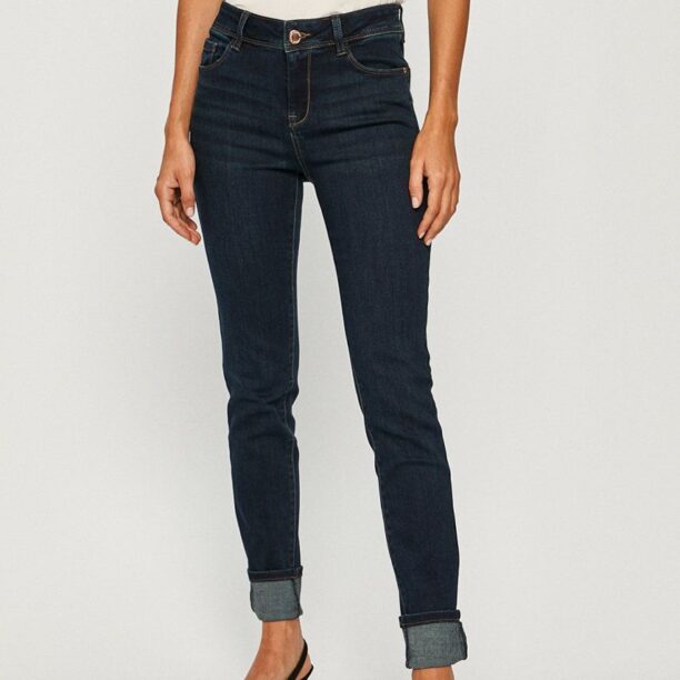 Morgan Jeans femei culoarea albastru marin