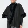 Morgan poncho culoarea negru