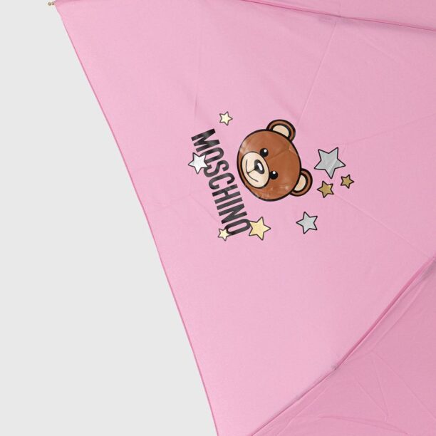 Moschino Umbrela culoarea roz preţ