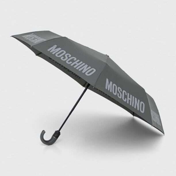 Moschino umbrela culoarea gri