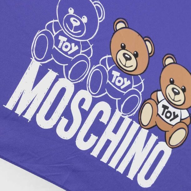 Moschino umbrela culoarea violet preţ