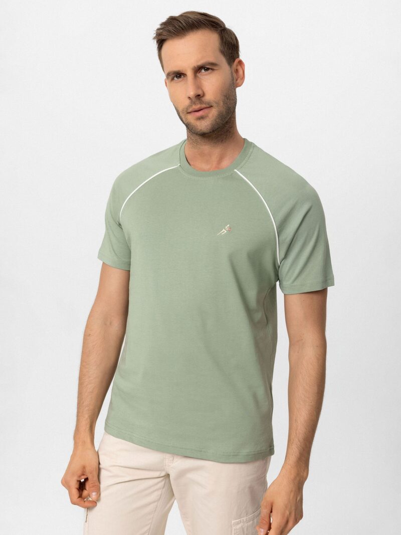 Original Moxx Paris Tricou  verde / alb