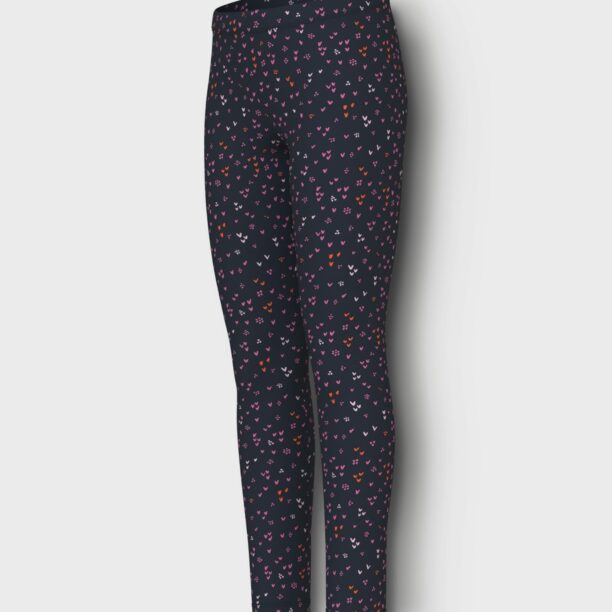 NAME IT Leggings 'NKFDAVINA'  albastru marin / portocaliu / magenta / rosé preţ