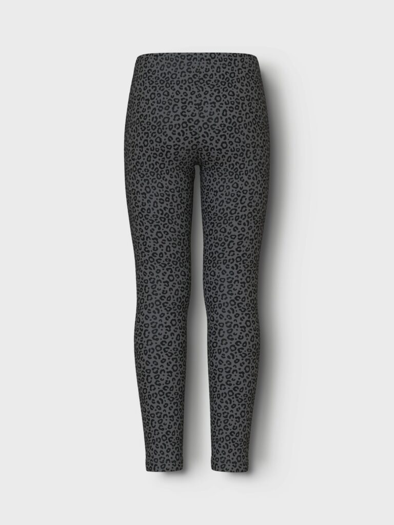 NAME IT Leggings 'NKFDAVINA'  gri metalic / negru preţ