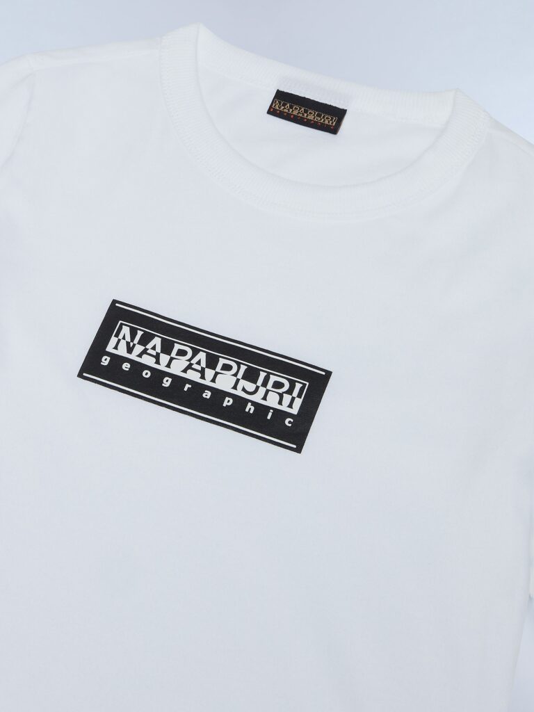 NAPAPIJRI Tricou 'K S-CHAMOIS'  negru / alb preţ